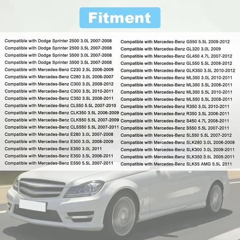 JDMON Set of 6 Ignition Coils and Spark Plugs Compatible with Dodge Sprinter 2500 3500 Mercedes-Benz C300 C350 CLK350 C230 S550 C280 E350 ML350 SLK280 2005-2012 2.5/3.0/3.5/4.7/5.5L Replace for UF535 in Saudi Arabia