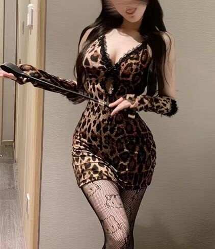 Sexy Lingerie for Women Naughty Lingerie Set Leopard Print Bodysuit Outfits Teddy Sheer Mesh Erotic Without Stockings（ One Size） in Saudi Arabia