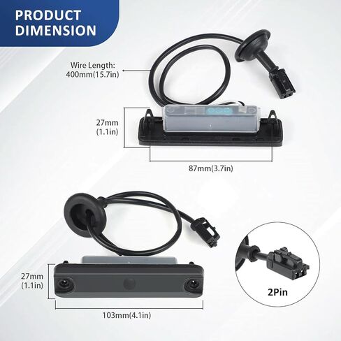 Rear Trunk Lid Switch 812601D000 Liftgate Switch Replacement for Kia Ceed 2008 2009 2010 2011 2012 in Saudi Arabia