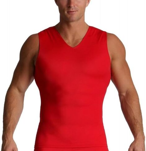 Insta Slim Activewear Compression Sleeveless V-Neck Tank VA00N1 in Kuwait