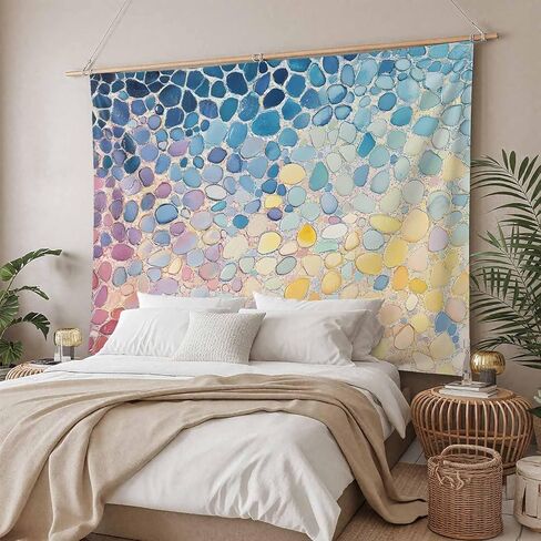 Tapestry Wall Hanging Stone Art Blue Stone Road Room Decor Tapestries for Bedroom Living Room College Dorm Aesthetic Large 59x79 Inch in Saudi Arabia