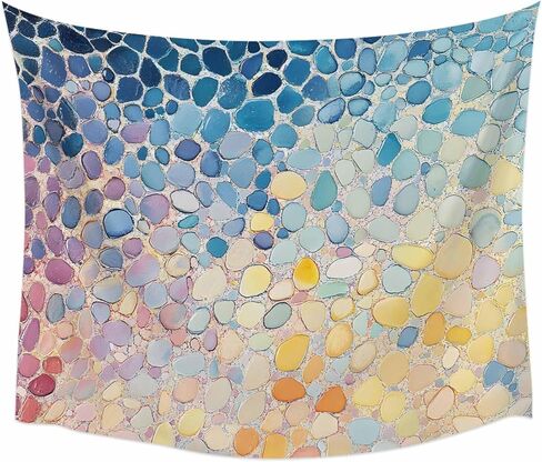 Tapestry Wall Hanging Stone Art Blue Stone Road Room Decor Tapestries for Bedroom Living Room College Dorm Aesthetic Large 59x79 Inch in Saudi Arabia