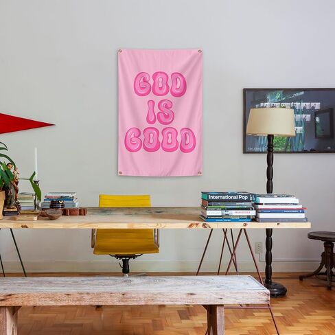 God is Good Christian Wall Art Posters Tapestry 2x3 Ft Aesthetic Poster for Teen Boys Girls Bedroom and College Dorm Wall Decor Gifts in Saudi Arabia