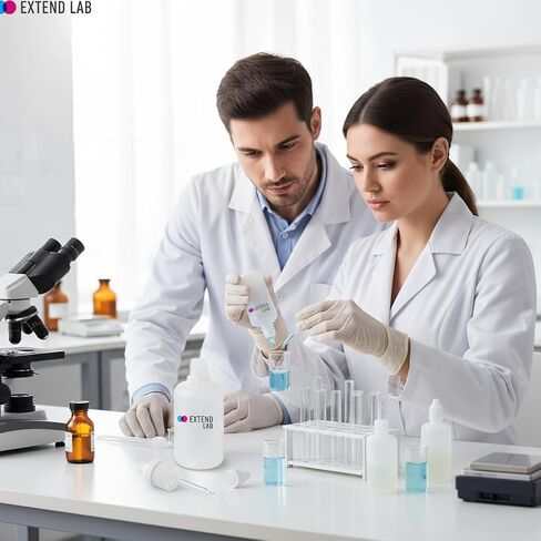 زجاجة قطارة بلاستيكية 10 قطع سعة 15 مل من EXTEND LAB - زجاجات قطارة عين قابلة للعصر - زجاجات قطارة صغيرة قابلة لإعادة الملء مع غطاء لولبي - مثالية للجوهر والزيت in Kuwait