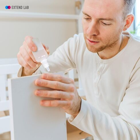 زجاجة قطارة بلاستيكية 10 قطع سعة 15 مل من EXTEND LAB - زجاجات قطارة عين قابلة للعصر - زجاجات قطارة صغيرة قابلة لإعادة الملء مع غطاء لولبي - مثالية للجوهر والزيت in Kuwait