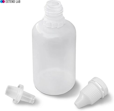 زجاجة قطارة بلاستيكية 10 قطع سعة 15 مل من EXTEND LAB - زجاجات قطارة عين قابلة للعصر - زجاجات قطارة صغيرة قابلة لإعادة الملء مع غطاء لولبي - مثالية للجوهر والزيت in Kuwait