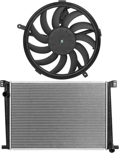 Cooling Fan Assembly Compatible with 2011-2016 for Mini for Cooper Countryman 1.6L 2013-2016 for Cooper Paceman 1.6L,Radiator Fan Direct Fit Replacement for Engine Cooling Fan & Radiator in Saudi Arabia