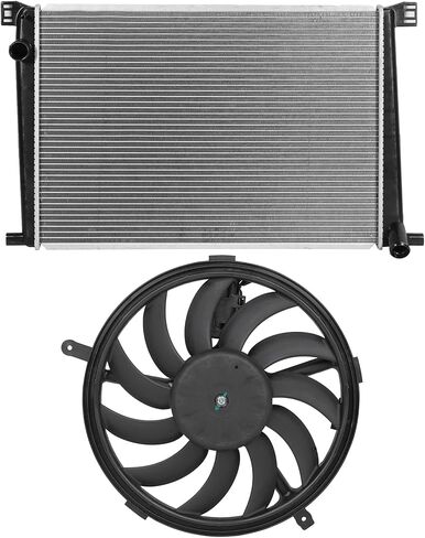 Cooling Fan Assembly Compatible with 2011-2016 for Mini for Cooper Countryman 1.6L 2013-2016 for Cooper Paceman 1.6L,Radiator Fan Direct Fit Replacement for Engine Cooling Fan & Radiator in Saudi Arabia