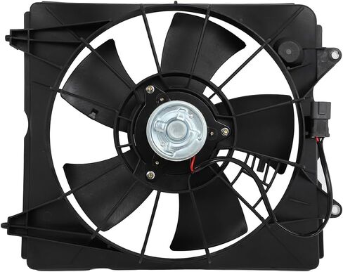 Radiator Cooling Fan Electric Fit 2007-2009 for Honda CR-V 2.4L 600820 Black in Saudi Arabia