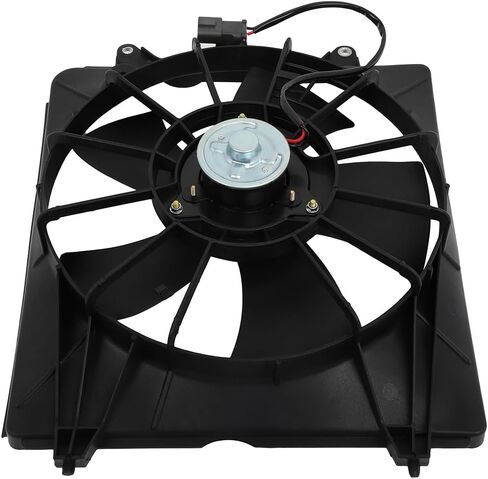 Radiator Cooling Fan Electric Fit 2007-2009 for Honda CR-V 2.4L 600820 Black in Saudi Arabia