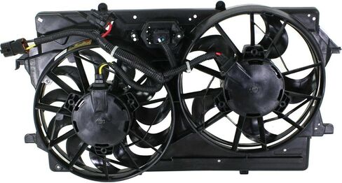 Dual Radiator Cooling Fan Assembly Set for Ford for Focus 2.0L 2000-2002 9607829 FO3115143, Revitalize your car in Kuwait