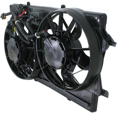 Dual Radiator Cooling Fan Assembly Set for Ford for Focus 2.0L 2000-2002 9607829 FO3115143, Revitalize your car in Kuwait