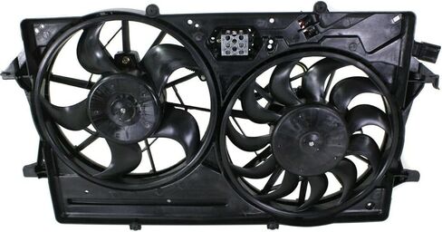 Dual Radiator Cooling Fan Assembly Set for Ford for Focus 2.0L 2000-2002 9607829 FO3115143, Revitalize your car in Kuwait