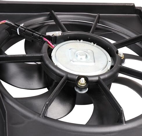Cooling Fan Assembly Compatible with 2012-2014 for Volkswagen for Beetle 2.0L 2011 for Jetta 2.5L,Radiator Fan Direct Fit Replacement for Engine Cooling Fan & Engine A/C Condenser in Saudi Arabia