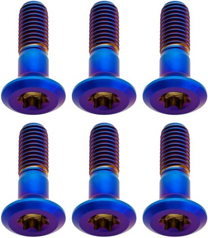 Tusk Titanium Sprocket Bolt Kit Burnt Blue Compatible with Yamaha YZ450F 2003-2025/YZ250F 2001-2025 in Saudi Arabia