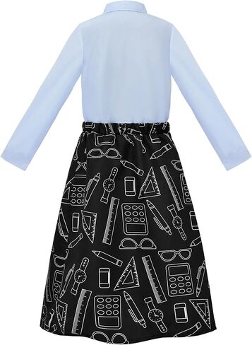 ReliBeauty Girls Teacher Costume with Glasses and Pointer Finger Stick in Saudi Arabia