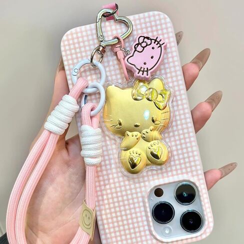 لطيف أنيمي سلاسل المفاتيح السوار للفتيات النساء مفاتيح السيارة محفظة محفظة حقيبة الظهر سحر سلسلة مفاتيح المعصم in Kuwait