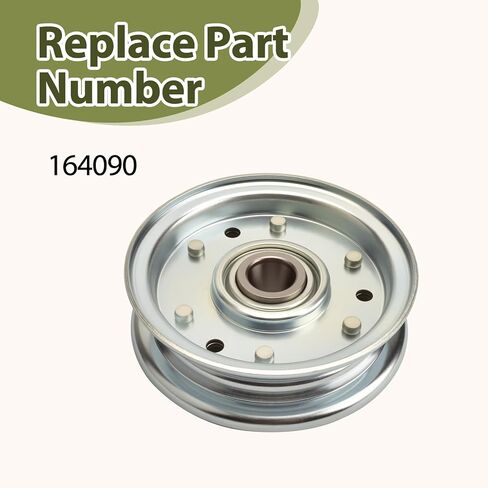 4Pack Idler Flat Pulley Compatible with King Kutter RFM Series Finish Mowers 4' 5' 6' Mowers Replace 164090 in Saudi Arabia