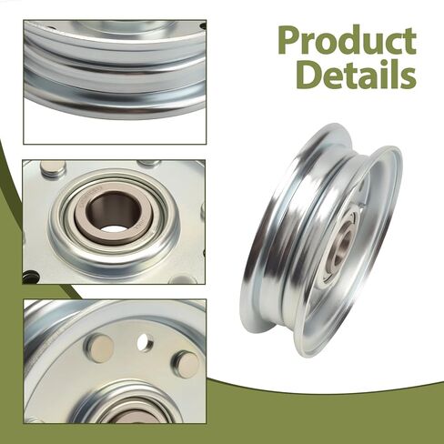 4Pack Idler Flat Pulley Compatible with King Kutter RFM Series Finish Mowers 4' 5' 6' Mowers Replace 164090 in Saudi Arabia