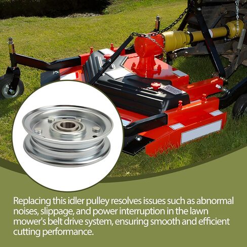 4Pack Idler Flat Pulley Compatible with King Kutter RFM Series Finish Mowers 4' 5' 6' Mowers Replace 164090 in Saudi Arabia