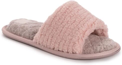 MUK LUKS Women's Sariah Slipper, Dark Blue, Medium in Saudi Arabia
