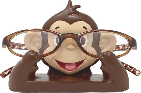 Fun Animal Eyeglass Holder Stand for Kids Women - Securely Hold Kids Eyeglasses, Adult Reading Glasses like Glasses Organizer for Desk, Bedside Nightstand - Panda in Saudi Arabia