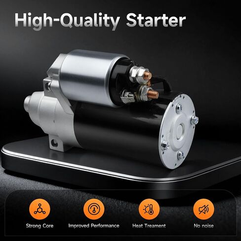 Kohler Starter 10 أسنان 15-27 HP متوافق مع 2509808 2509809 2509811 John Deere Toro Cub Cadet Scotts Thomas Grasshopper Mower Tractor SDR0291 41012182 41012182R 41012414 6744N in Kuwait