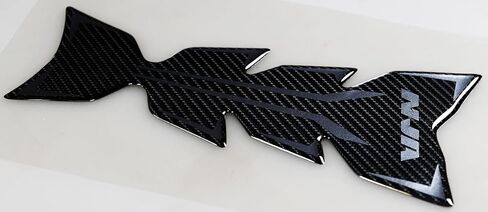 5D Real Carbon Fiber, Motorcycle Decal Vinyl Tank Protector, Tank Pad for Ninja 400 Ninja 650 ZX636 ZX600 ZX-10R ZX14 ZX1400 ZX14R ABS 1000 ZX100 (GRAY) in Kuwait