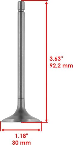 Caltric Cylinder Head Intake Exhaust Valve Kit Compatible with Honda ATC200 ATC200E ATC200M ATC200S ATC200X 1981-1986 in Saudi Arabia