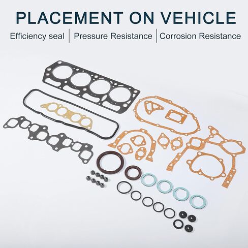 Cylinder Head Gasket Kit for Toyota Engine 2Y/3Y Efficiency Seal No.0411173029 Engine Valve Gasket Set 1 Set in Saudi Arabia