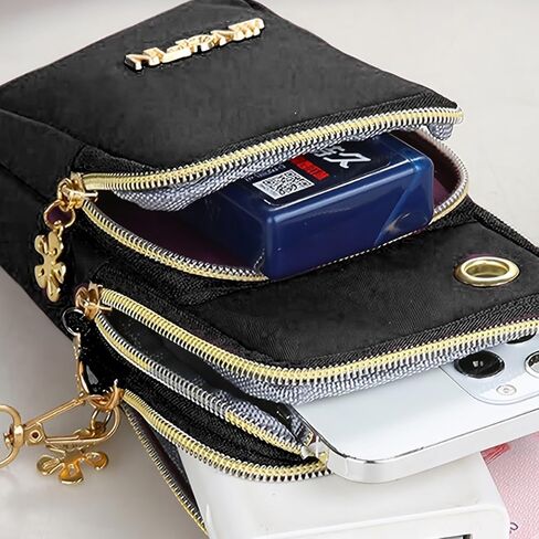 Small Crossbody Bags for Women Men, Nylon Crossbody Phone Bag Universal Arm Bag Shoulder Handbag With Adjustable Strap in Saudi Arabia