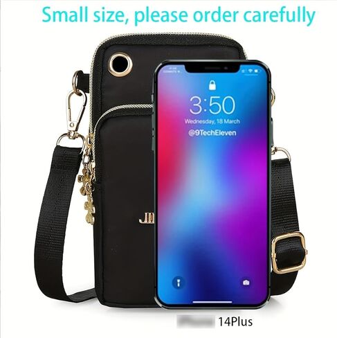 Small Crossbody Bags for Women Men, Nylon Crossbody Phone Bag Universal Arm Bag Shoulder Handbag With Adjustable Strap in Saudi Arabia