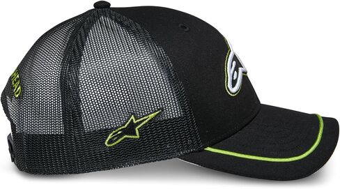 Alpinestars Exceed Trucker Hat with Visor Snapback Cap Adjustable Baseball Cap Men's in Saudi Arabia