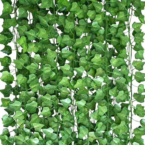 270 Feet 36 Pack Fake Vines for Room Decor, Artificial Ivy Greenery Garland Vine Leaves, for Bedroom, Garden Wall, Indoor Outdoor in Saudi Arabia