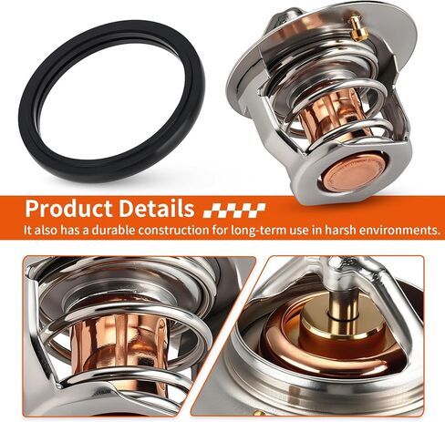 Thermostat Assembly for Suzuki KingQuad V-Strom 450 500 650 700 750 DL650 GSX-R1000 GSX-S1000 SV650 2003-2024 17670-06G60 17670-06G61 in Saudi Arabia