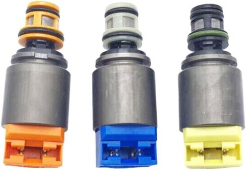 7-Piece Transmission Solenoid Kit Compatible with 128i 135i 335i 550i 650i X1 X5 X6 Z4 and S5 Q5 A4 LR4 for 6HP21 6HP28 Transmissions in Kuwait