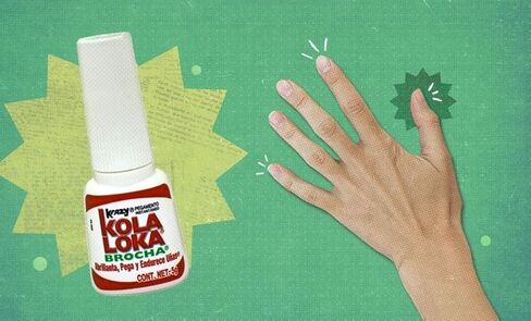Kola Loka Brocha Brush-On Nail Glue, 5 g – Fast Drying Adhesive for Press-On and Fake Nails in Saudi Arabia