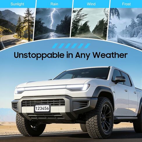 1 حزمة لوحة الترخيص الأمامية قوس حامل الإطار العلامة العالمية سحب إلى أسفل الأمامي/الخلفي إطار لوحة الترخيص الكهربائية حامل لوحة الترخيص لسيارة شاحنة فان سيارات الدفع الرباعي مع جهاز التحكم عن بعد in Kuwait