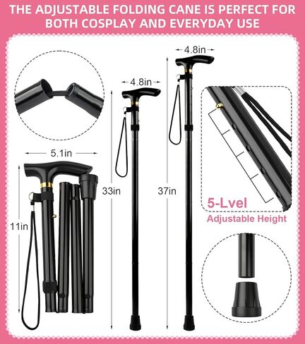 100 Days of School Old Lady Grandma Costume Accessories Set with Wig, Glasses, Cane & Faux Pearl Set in Saudi Arabia