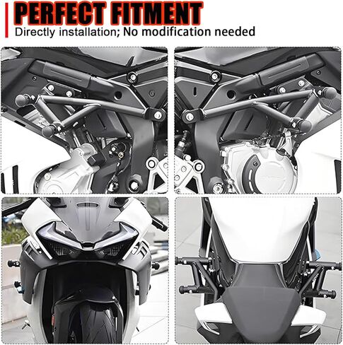 Engine Guard Highway Crash Bars Frame Sliders Side Frame Falling Protector Bumper Anti Drop for CFMOTO 675SS 675NK 2024 2025 Motorcycle Protection from Drops Accessories,CFMOTO 675SS Accessories in Kuwait