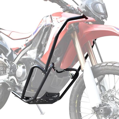 Motorcycle Engine Guard Crash Bar with Skid Plate for CRF250L Rally 2017 2018 2019 2020 Highway Bar Bumper in Kuwait