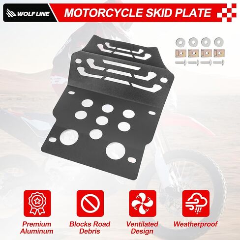 Motorcycle Engine Guard Crash Bar with Skid Plate for CRF250L Rally 2017 2018 2019 2020 Highway Bar Bumper in Kuwait