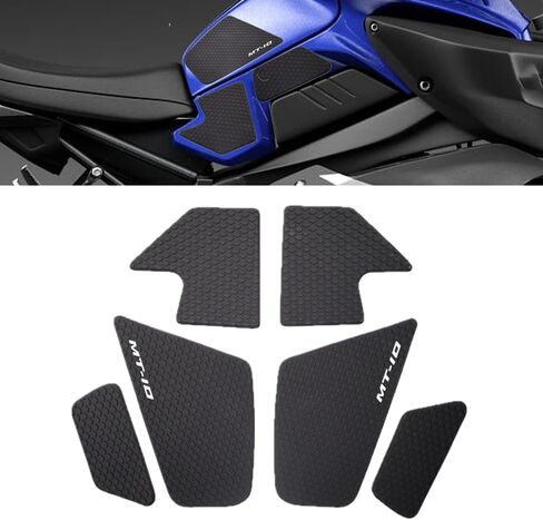 Motorcycle Tank Grip Side Decals Anti Slip Tank Pad Stickers for Yamaha MT-10 MT10 MT 10 FZ10 FZ-10 FZ 10 2016-2021 Tank Grips in Saudi Arabia