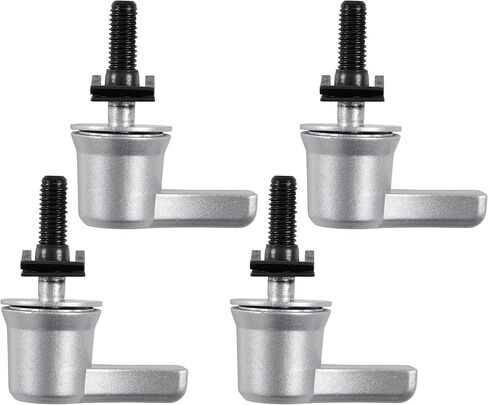 WYNMOTO Saddlebag Lever Lock,Security Hardware Theft Deterrent System Twist Block Fit For Harley Touring CVO Heritage Softail Motorcycle Fastener Bolts Nuts Mounting Kit 1992-2021 Chrome in Kuwait