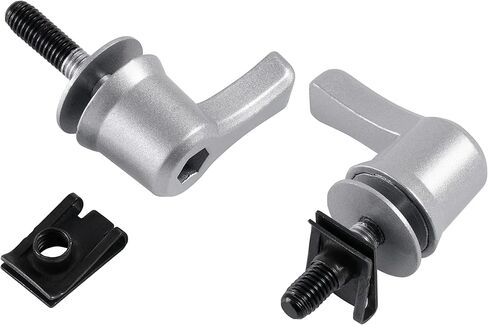 WYNMOTO Saddlebag Lever Lock,Security Hardware Theft Deterrent System Twist Block Fit For Harley Touring CVO Heritage Softail Motorcycle Fastener Bolts Nuts Mounting Kit 1992-2021 Chrome in Kuwait