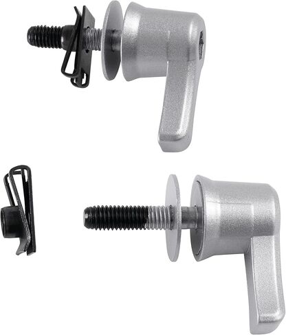 WYNMOTO Saddlebag Lever Lock,Security Hardware Theft Deterrent System Twist Block Fit For Harley Touring CVO Heritage Softail Motorcycle Fastener Bolts Nuts Mounting Kit 1992-2021 Chrome in Kuwait