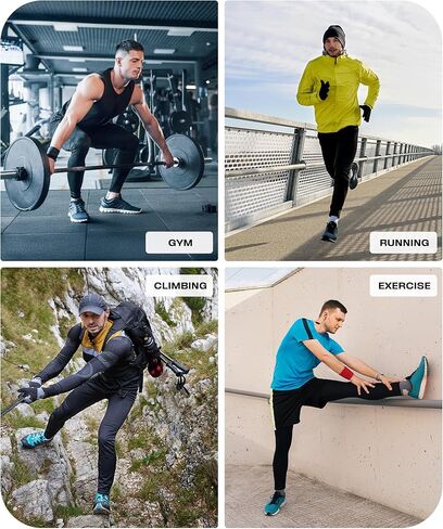 5 Pack Men's Sweatpants with Zipper Pockets Stretch Lightweight Athletic Track Activewear Pants for Men Joggers Running Workout Gym,4XL in Kuwait