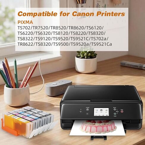 PGI-280XXL CLI-281XXL 280XL 281XL خراطيش الحبر استبدال لطابعات Canon PIXMA TS702 TS702a TR8620 TR8620a TR7520 TS6320 TS9520a in Kuwait