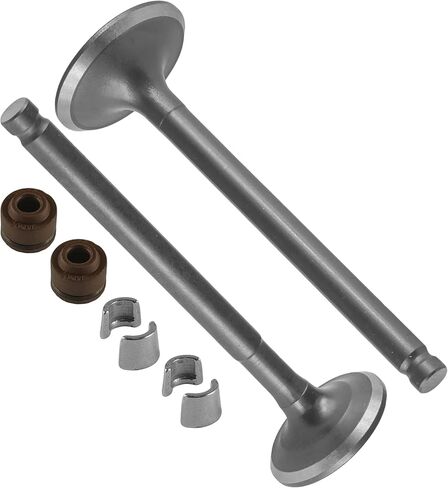 Caltric Cylinder Head Intake Exhaust Valve Kit Compatible with Honda CRF70F 2004-2012 in Saudi Arabia