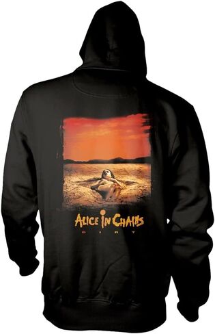 Alice In Chains Dirt Pull Over Hoodie Black | Officially Licensed Merchandise in Saudi Arabia